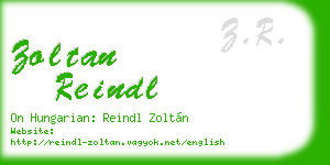 zoltan reindl business card